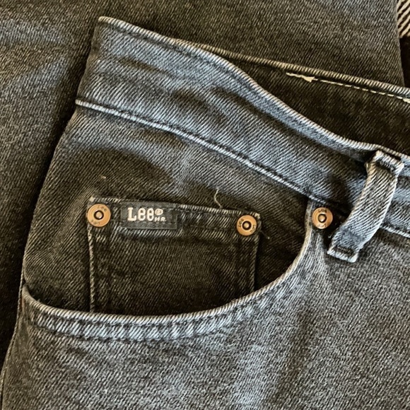 Vintage Lee Black Jeans - Picture 7 of 8
